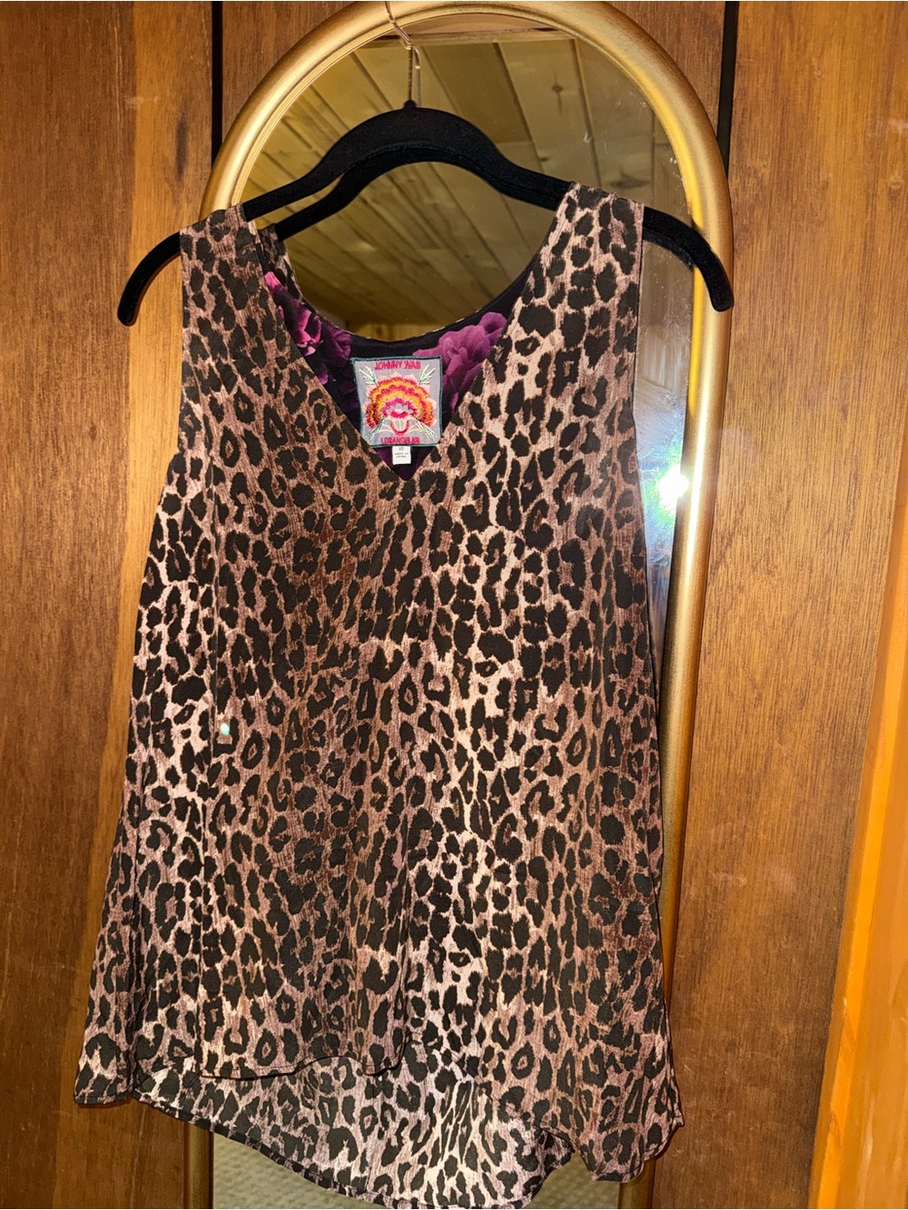Johnny Was leopard swing tank - Picture 2 of 4